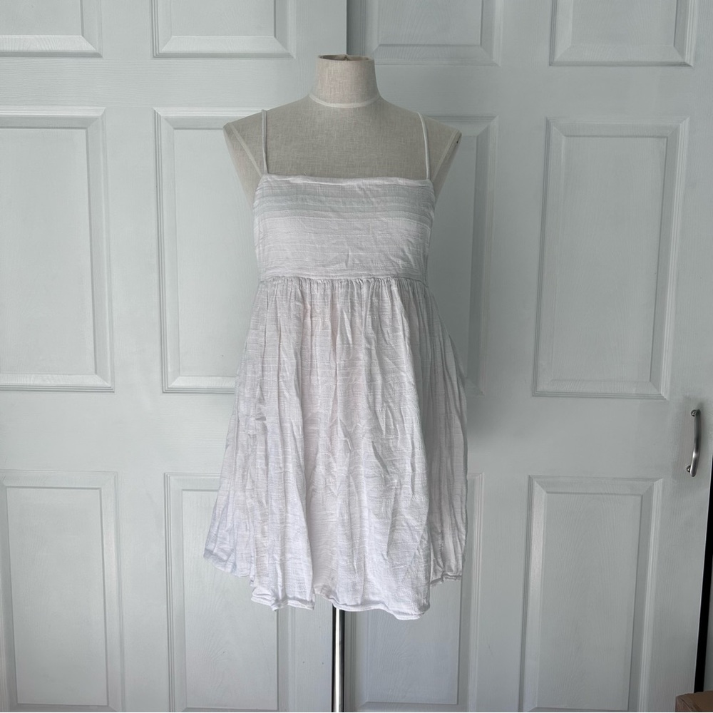 American Eagle White Babydoll Dress